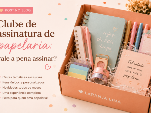 Clube de assinatura de papelaria: vale a pena assinar?
