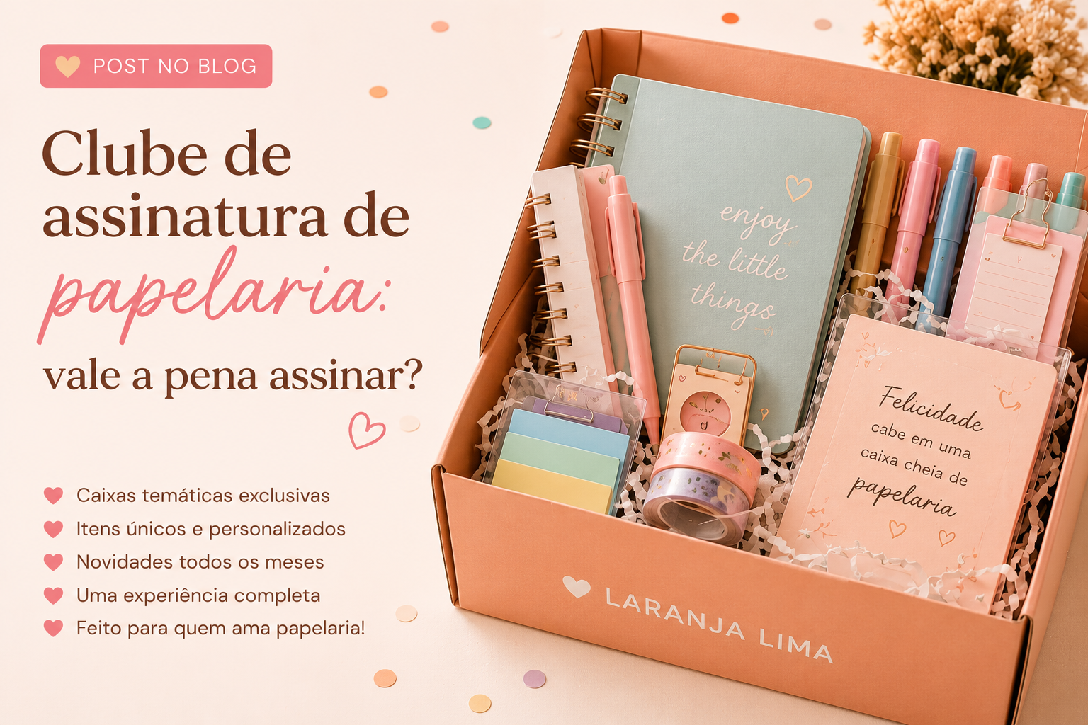 Clube de assinatura de papelaria: vale a pena assinar?